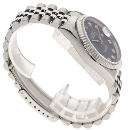 Rolex Datejust Diamond Watch SS 18k White Gold — view 2