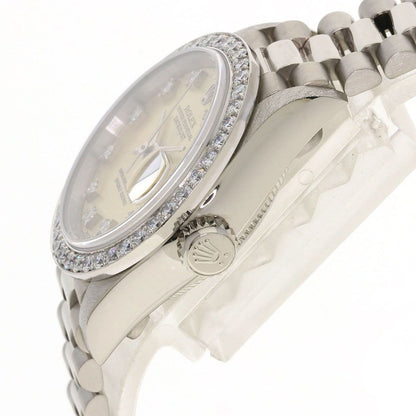 Rolex Datejust Diamond Watch 18k White Gold — view 5