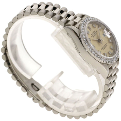 Rolex Datejust Diamond Watch 18k White Gold — view 2