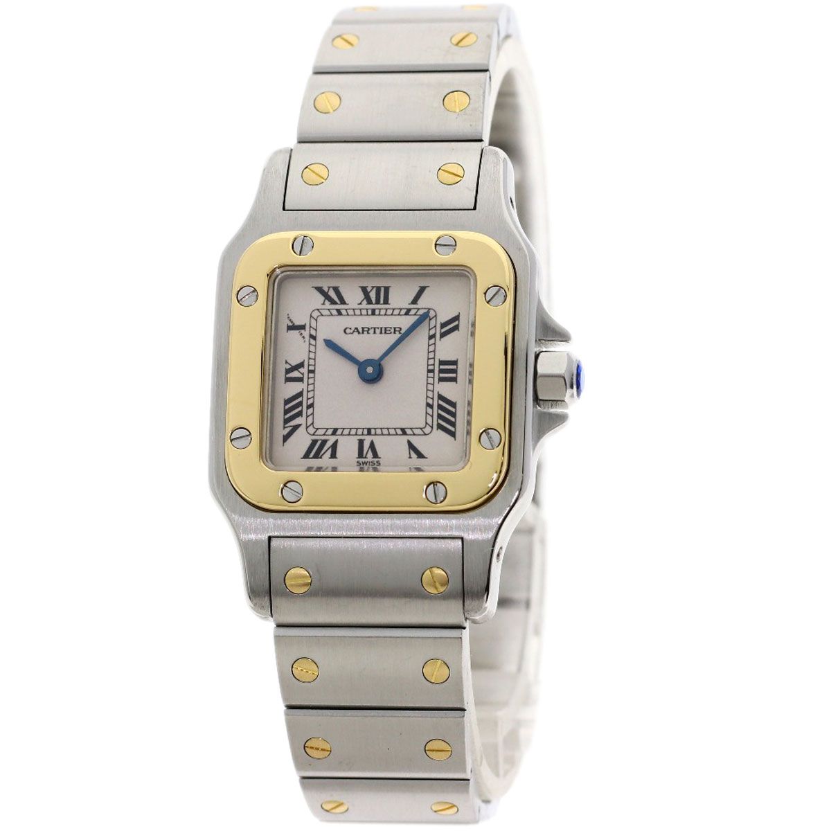 Cartier Santos Galve SM Watch SS Yellow Gold