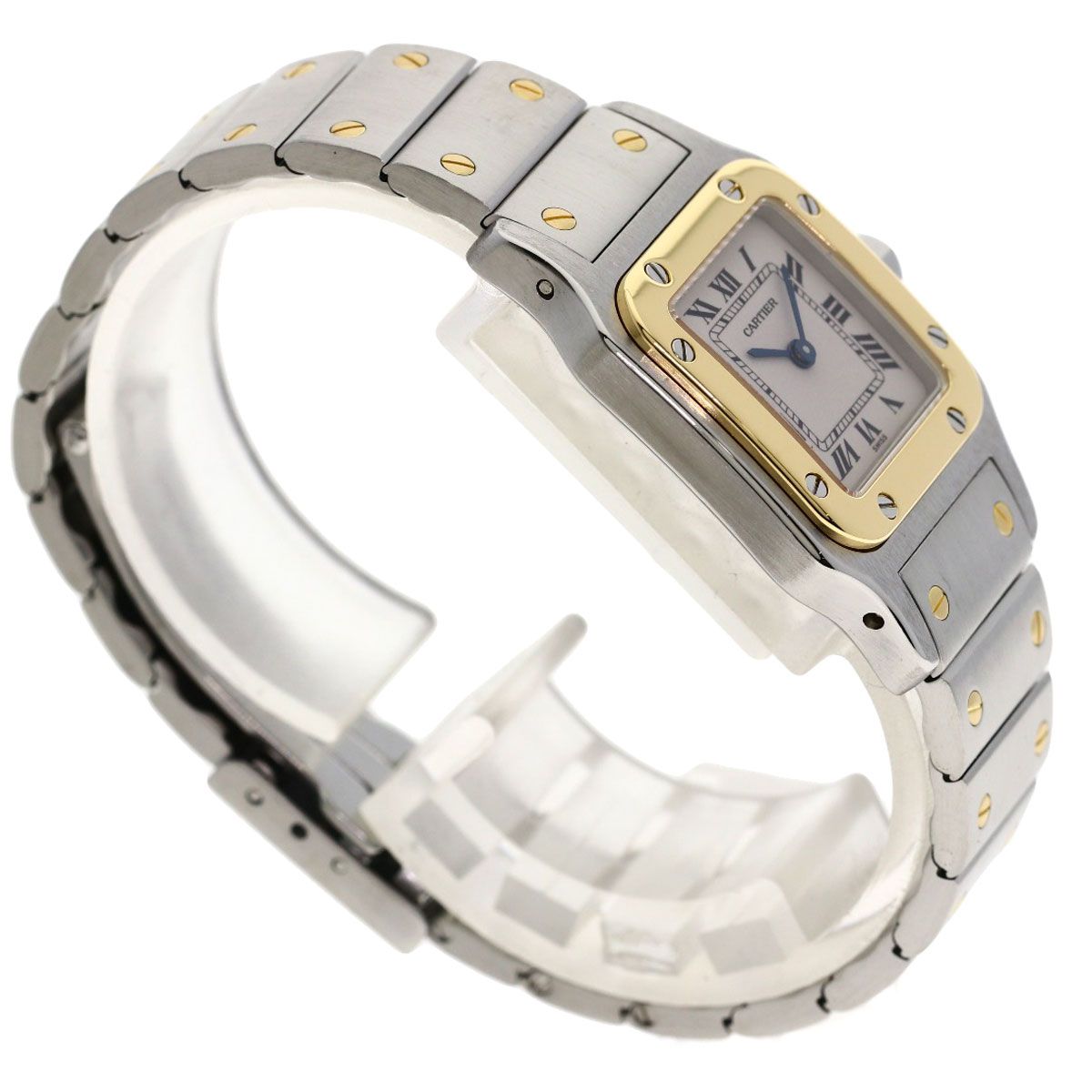 Cartier Santos Galve SM Watch SS Yellow Gold — view 2