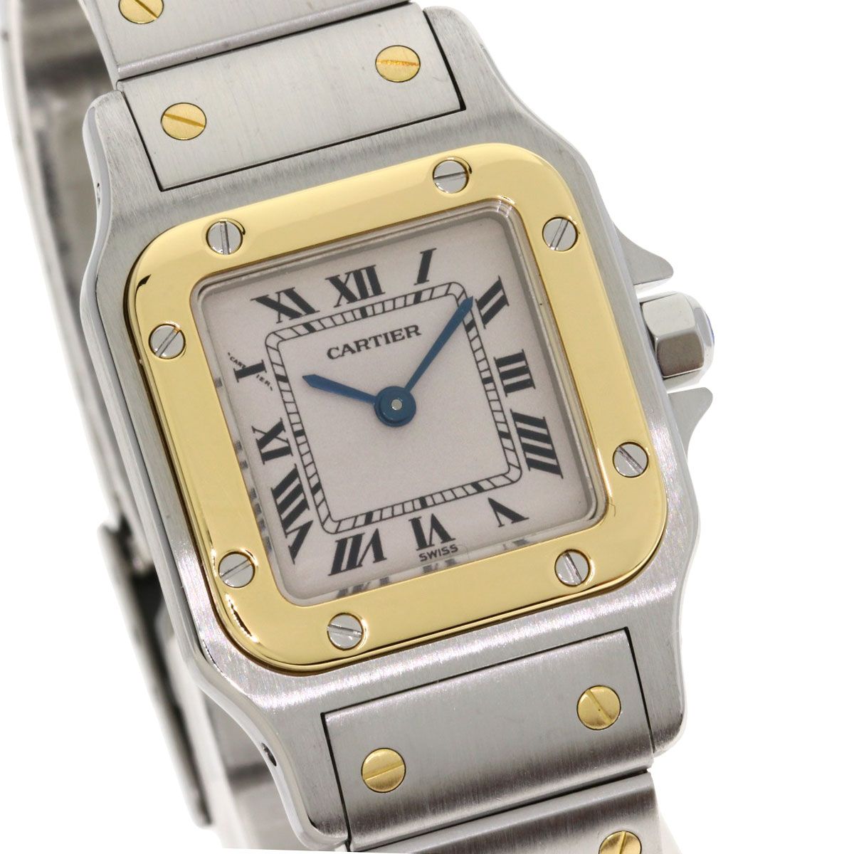 Cartier Santos Galve SM Watch SS Yellow Gold — view 4