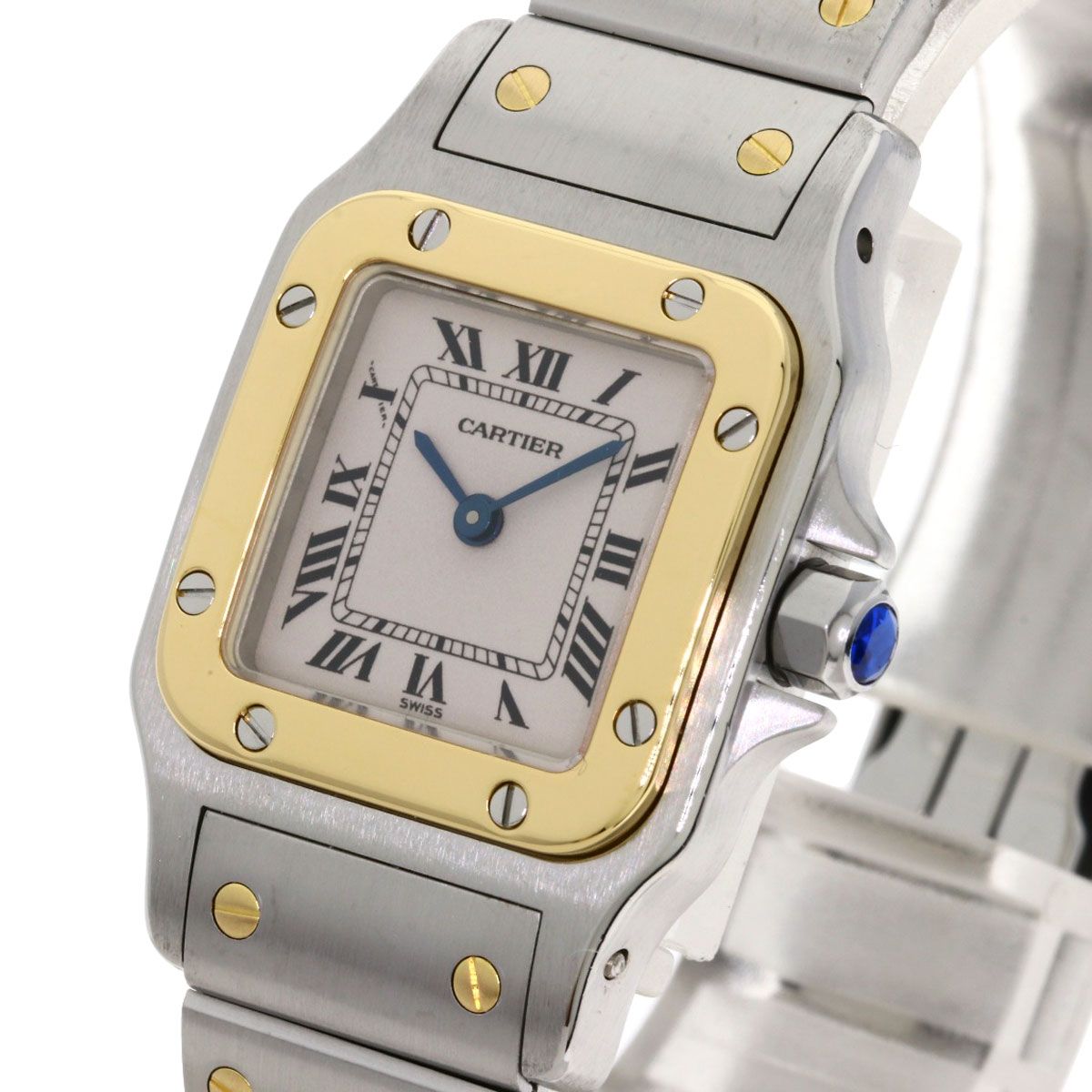 Cartier Santos Galve SM Watch SS Yellow Gold — view 3