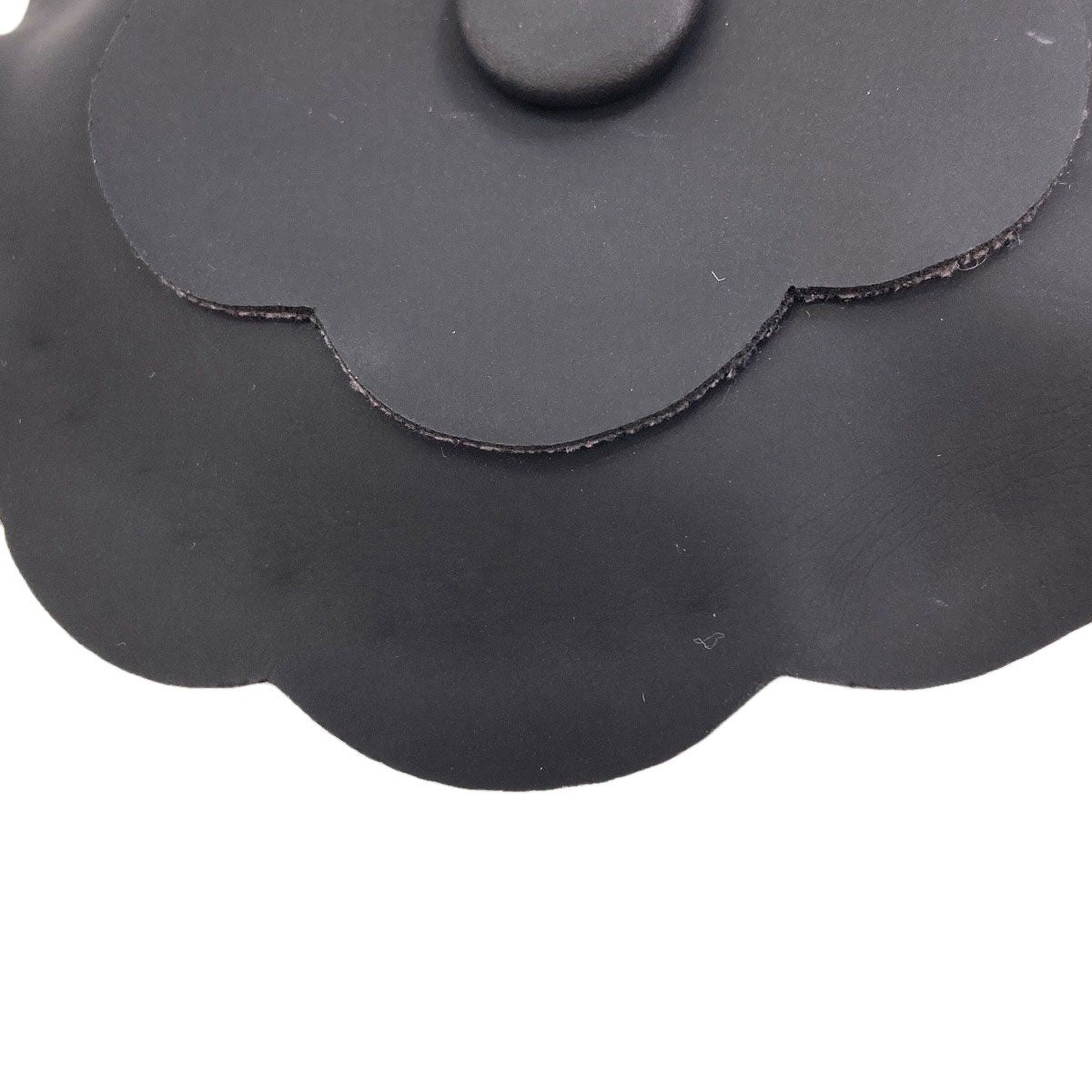 Chanel Corsage Camellia Brooch Leather — view 5