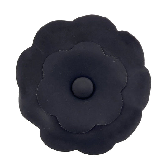 Chanel Corsage Camellia Brooch Leather