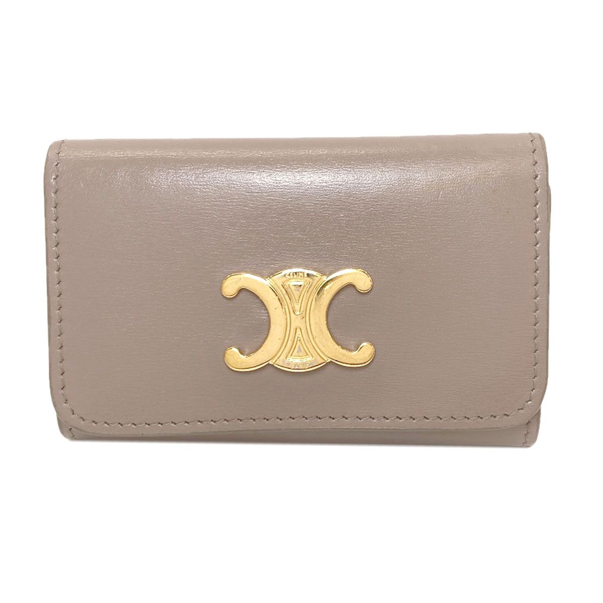 Celine Triomphe Key Case Calf Key Holder
