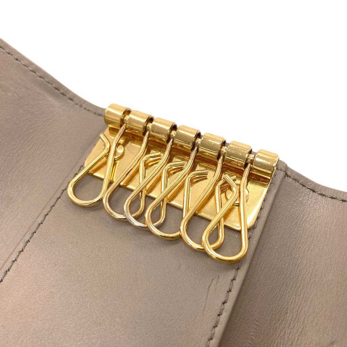 Celine Triomphe Key Case Calf Key Holder — view 7
