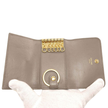 Celine Triomphe Key Case Calf Key Holder — view 4