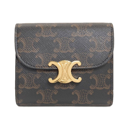 Celine Triomphe Flap Trifold Bifold Wallet