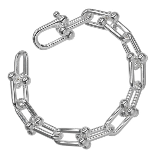 Tiffany & Co Large Link 16.8 cm 925 Sterling Silver Bracelet