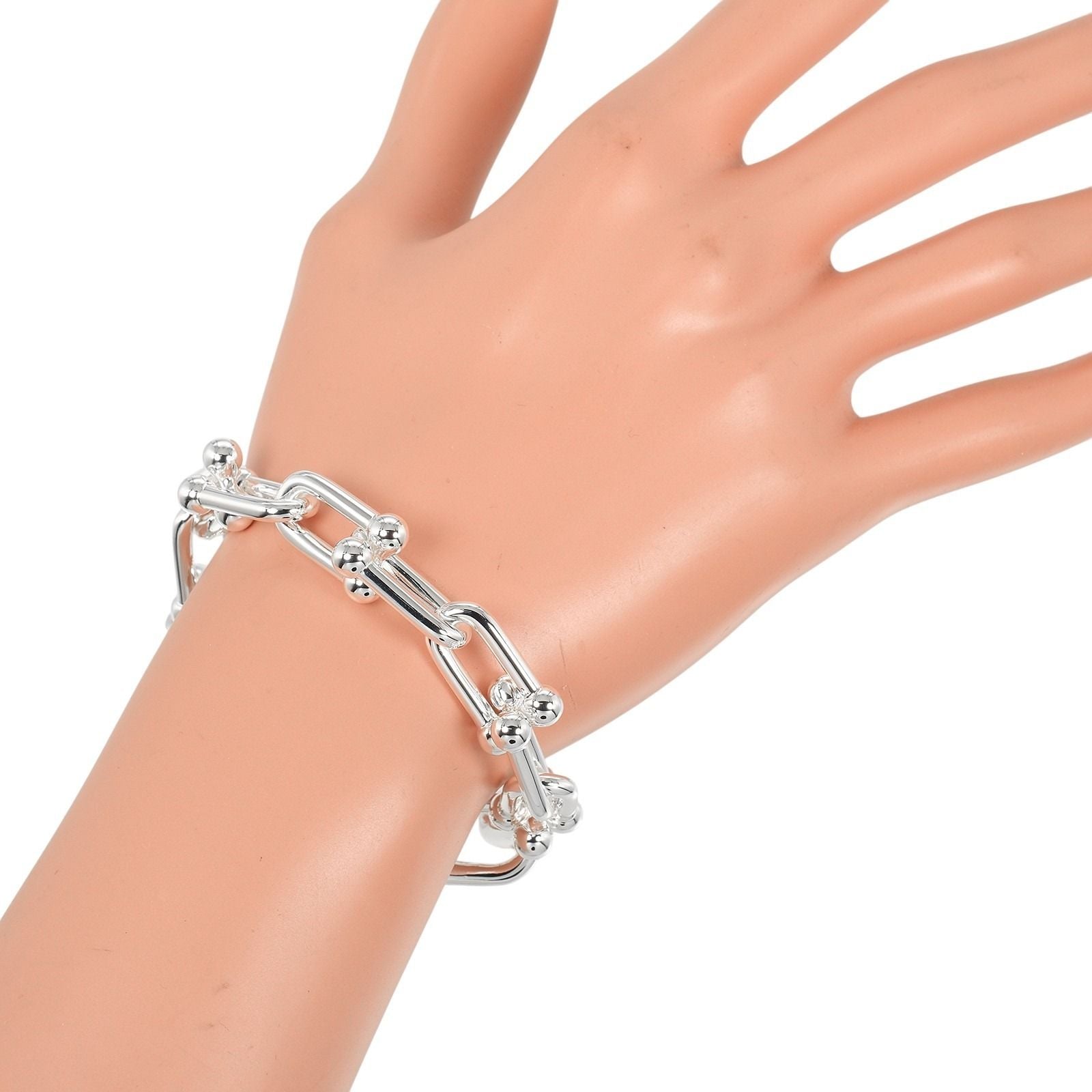 Tiffany & Co Large Link 16.8 cm 925 Sterling Silver Bracelet — view 2