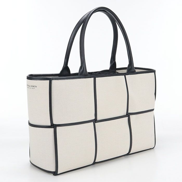 Bottega Veneta Arco Maxi Intrecciato Tote Canvas