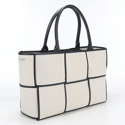 Bottega Veneta Arco Maxi Intrecciato Tote Canvas