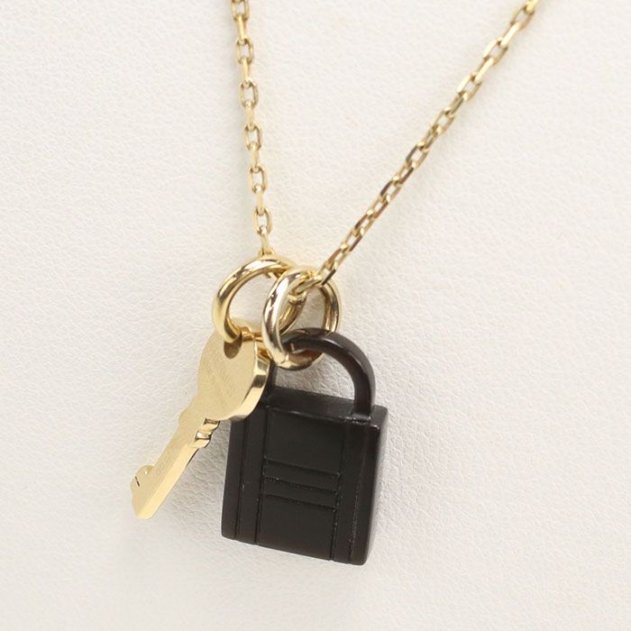 Hermes Amulet Padlock PM Necklace Metal — view 2