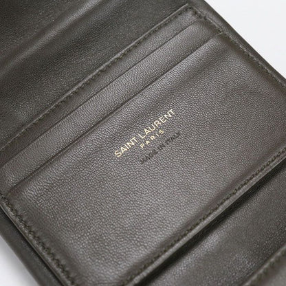 Saint Laurent Trifold Wallet Lambskin — view 5