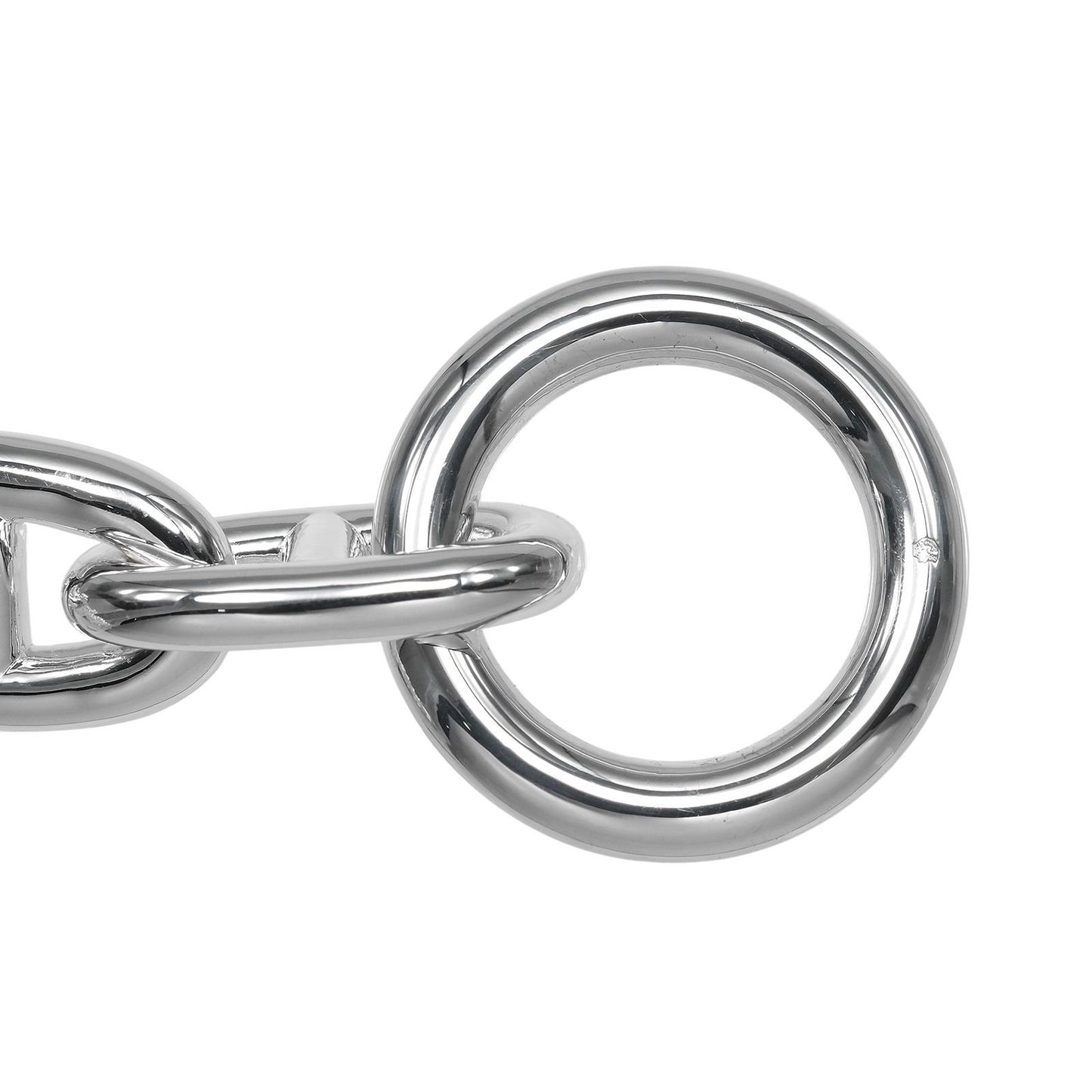 Hermes Chaine D'ancre TGM 13 Link 925 Sterling Silver Bracelet — view 4