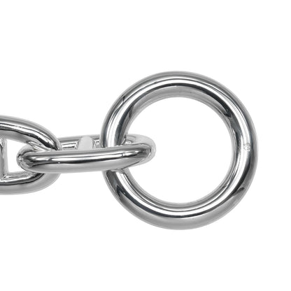 Hermes Chaine D'ancre TGM 13 Link 925 Sterling Silver Bracelet — view 4