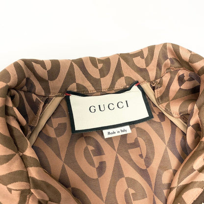 Gucci Track Jacket GG Rumbus Pattern Web Line Xxs Brown — view 9