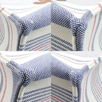 Celine Large Cabas Thais Tote White Blue Red Triomphe — view 5