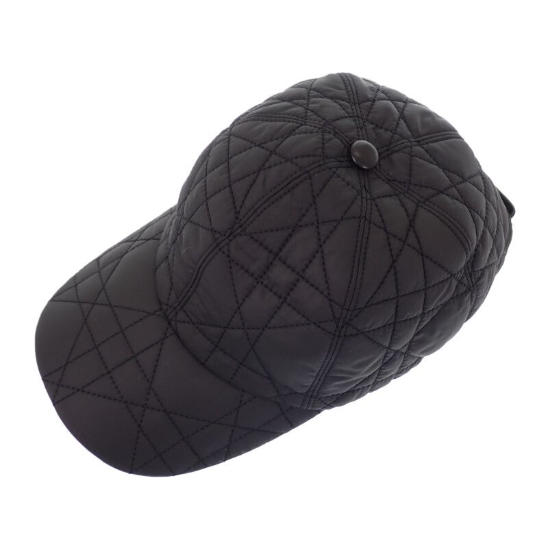 Dior D-player 56 Cap Nylon Black Hat — view 8