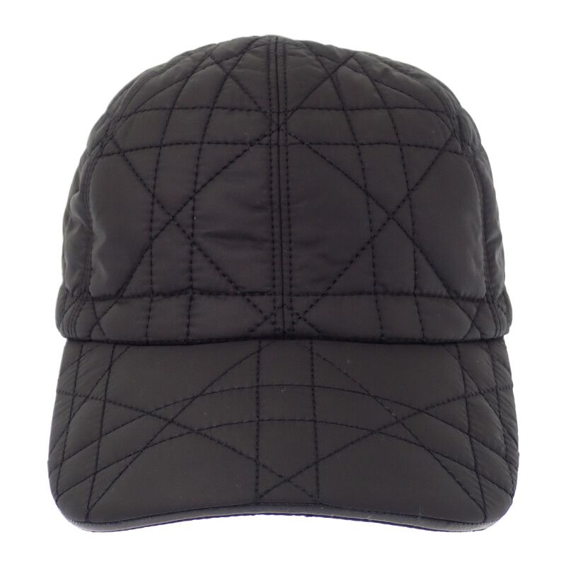 Dior D-player 56 Cap Nylon Black Hat