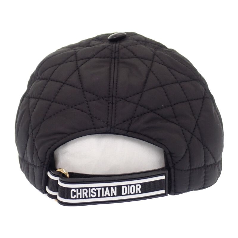 Dior D-player 56 Cap Nylon Black Hat — view 7