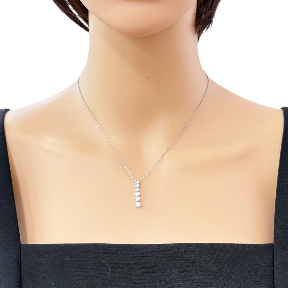 Tiffany & Co Jazz Graduated Necklace Diamond — view 2