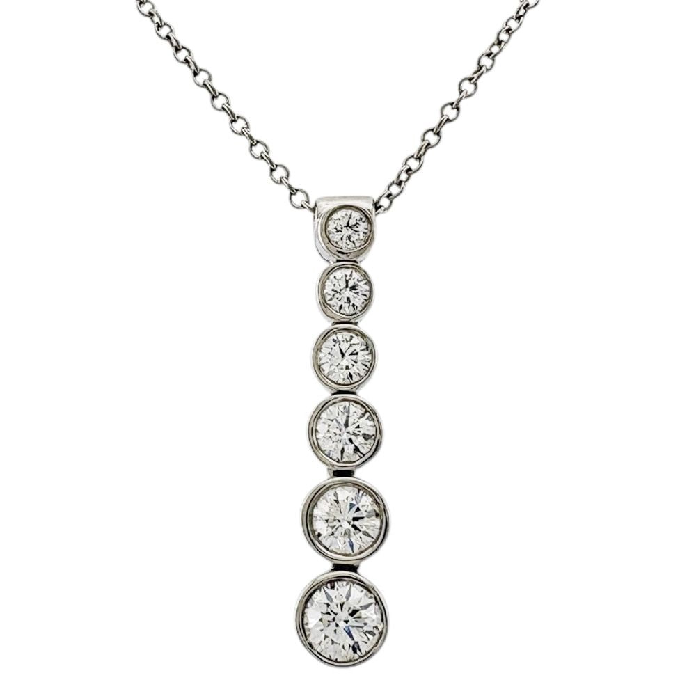 Tiffany & Co Jazz Graduated Necklace Diamond