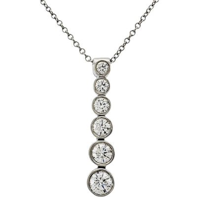 Tiffany & Co Jazz Graduated Necklace Diamond