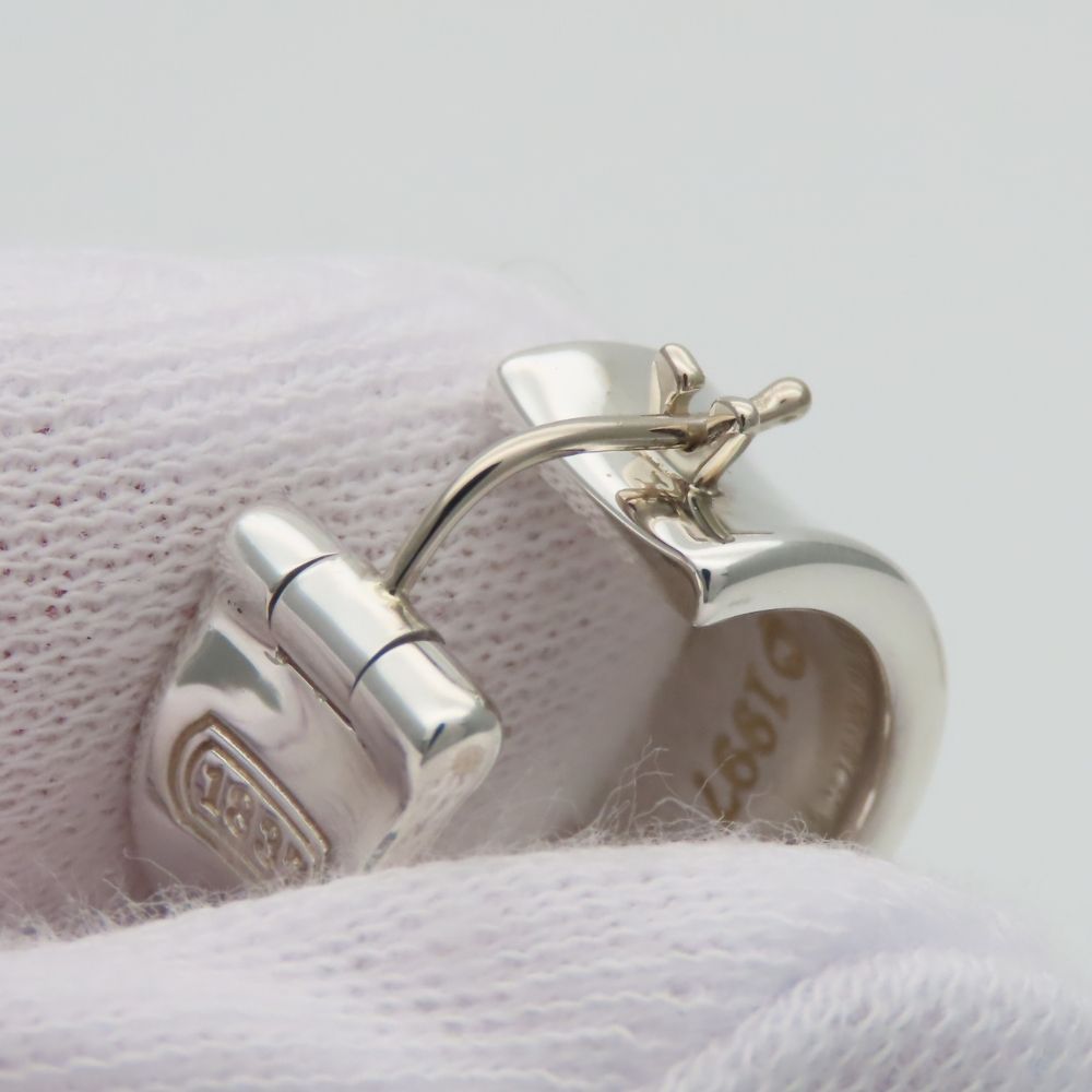 Tiffany & Co Earrings 925 Sterling Silver Hoop — view 8