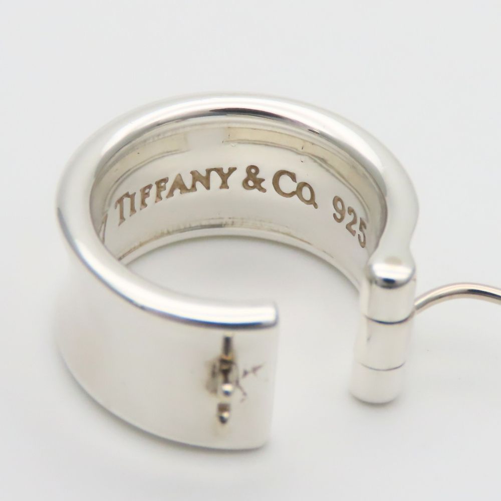 Tiffany & Co Earrings 925 Sterling Silver Hoop — view 7