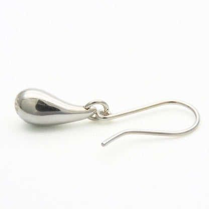 Tiffany & Co Earrings Teardrop 925 Sterling Silver Hook Elsa Peretti — view 5