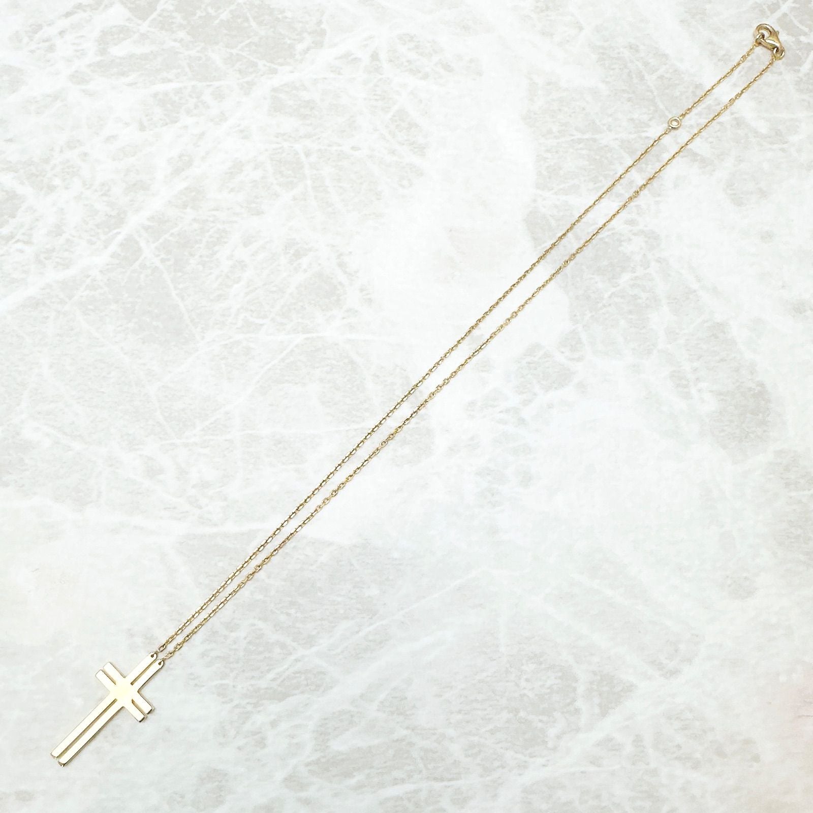 Cartier Cross Yellow Gold Necklace 42.5 cm — view 4