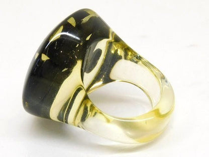 Chanel Plastic Ring Clover — view 2