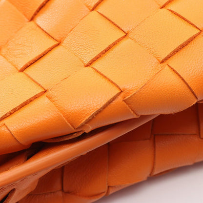 Bottega Veneta Handbag BV Twist Intrecciato Orange Leather — view 7