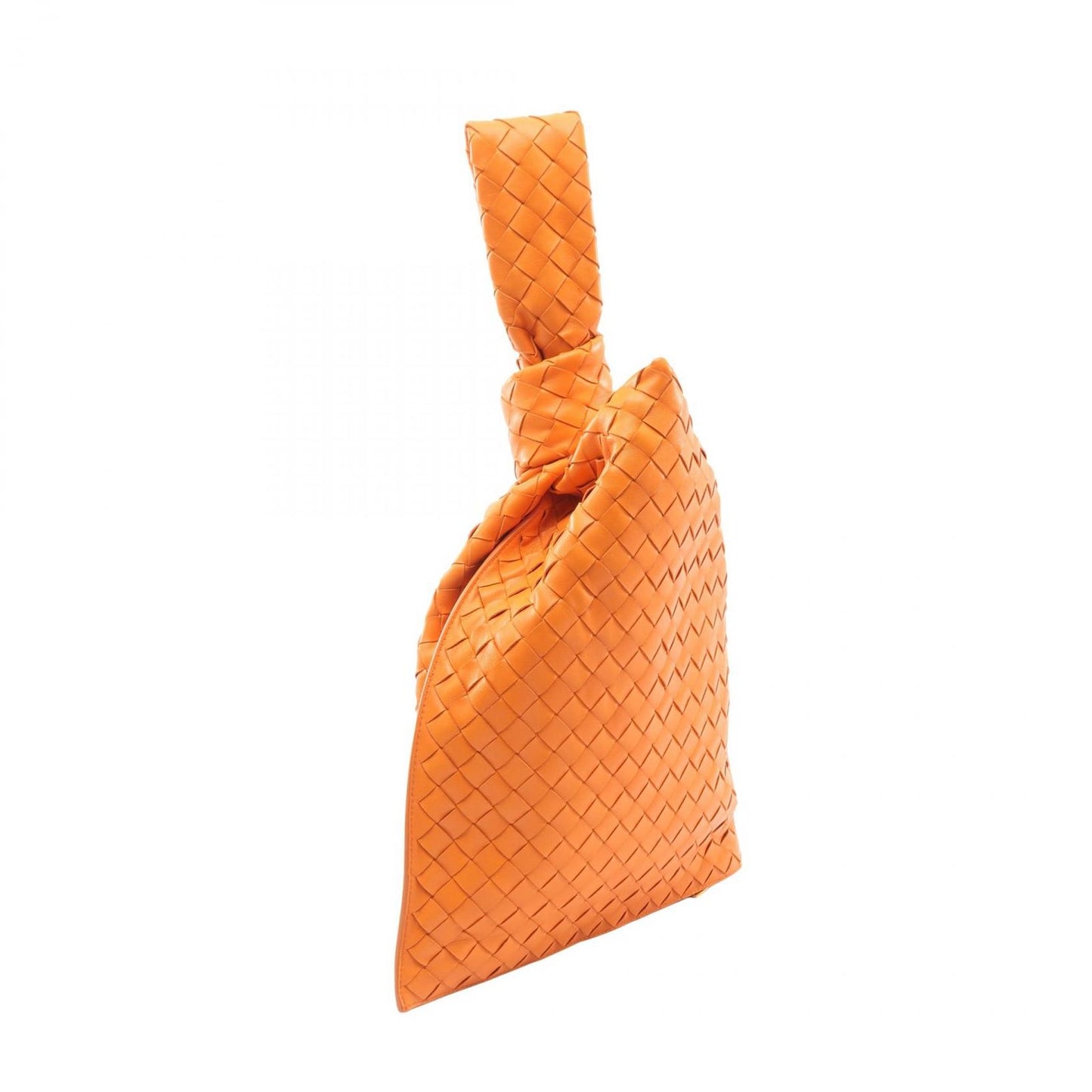 Bottega Veneta Handbag BV Twist Intrecciato Orange Leather — view 2