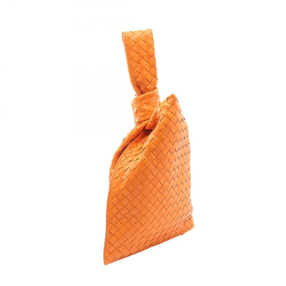 Bottega Veneta Handbag BV Twist Intrecciato Orange Leather — view 2