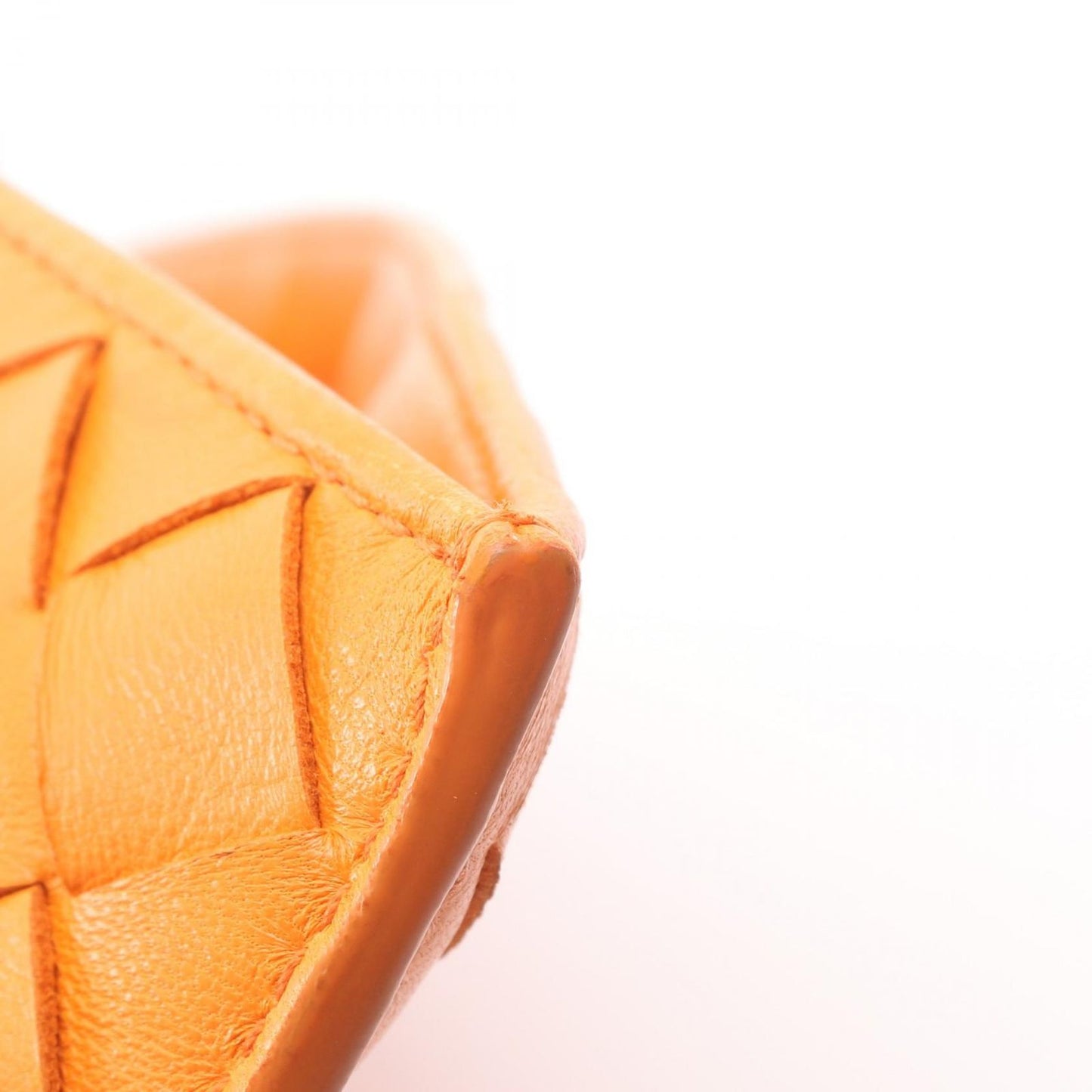 Bottega Veneta Handbag BV Twist Intrecciato Orange Leather — view 6