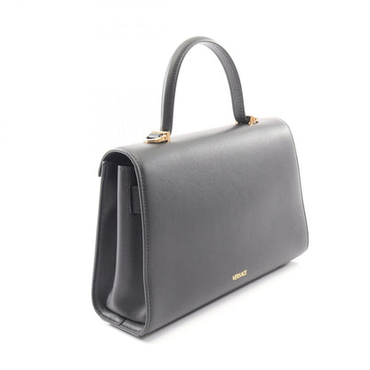 Versace Handbag Medusa '95 2-Way Black Leather '95 Top Handle Bag — view 2