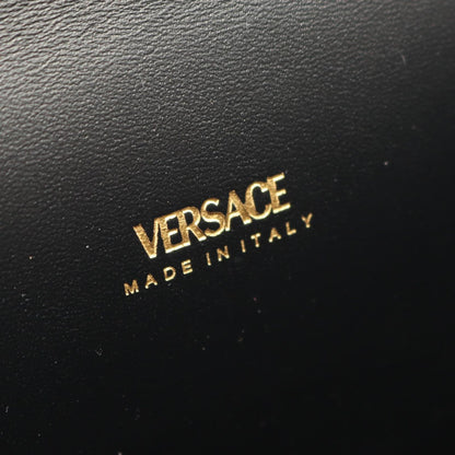 Versace Handbag Medusa '95 2-Way Black Leather '95 Top Handle Bag — view 4