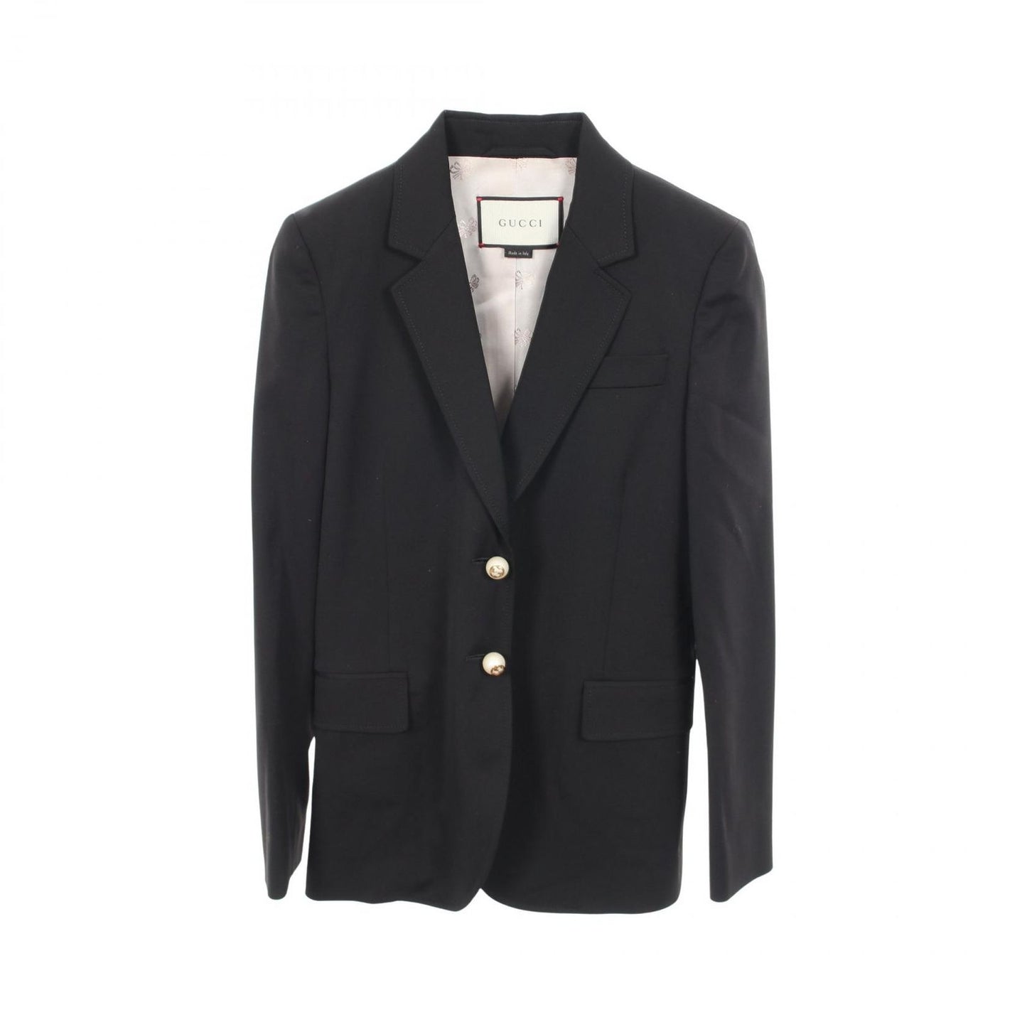 Gucci Tailored Jacket Wool GG Pearl Button