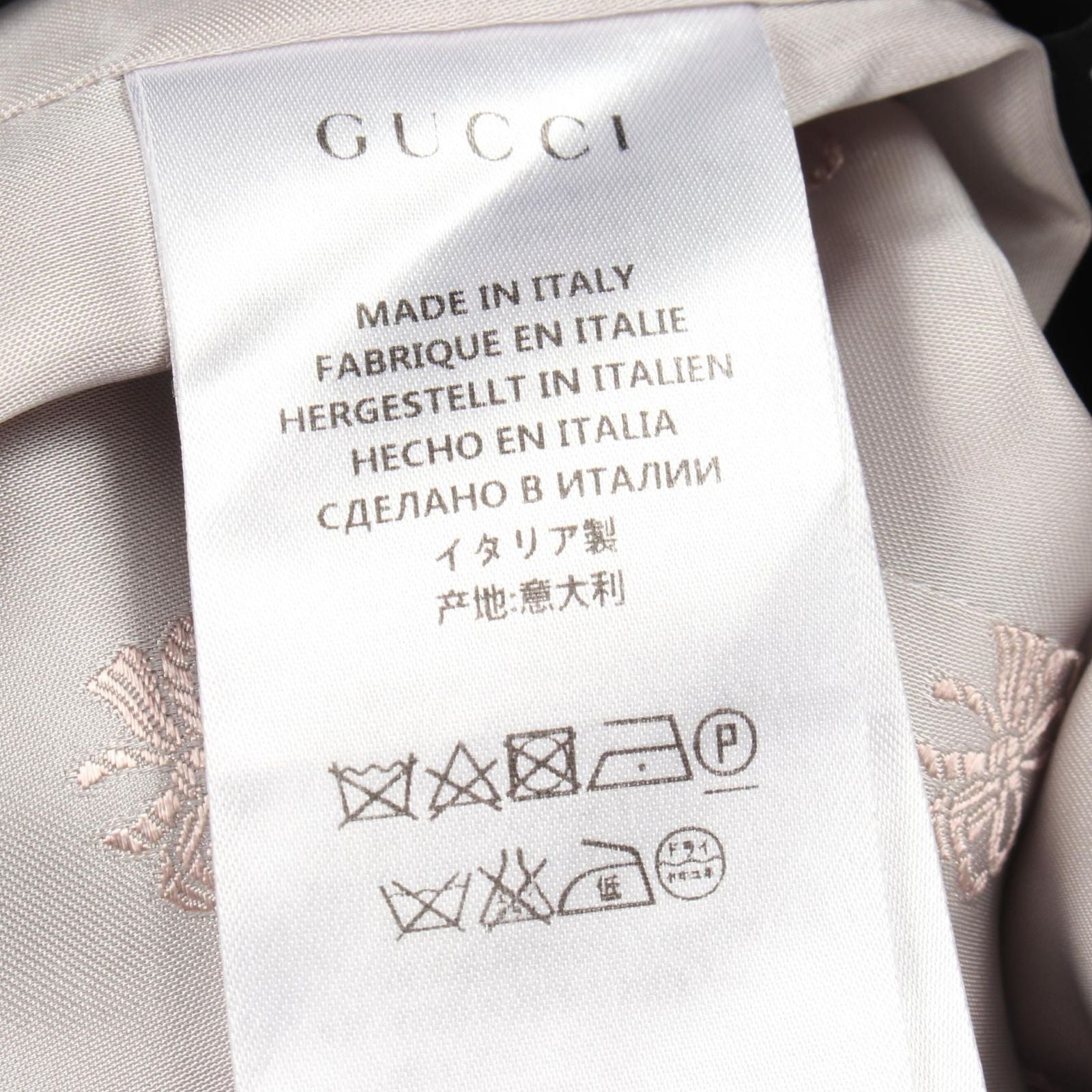 Gucci Tailored Jacket Wool GG Pearl Button — view 6