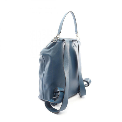 Loewe Backpack Goya Blue Leather — view 2