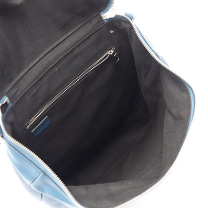 Loewe Backpack Goya Blue Leather — view 3