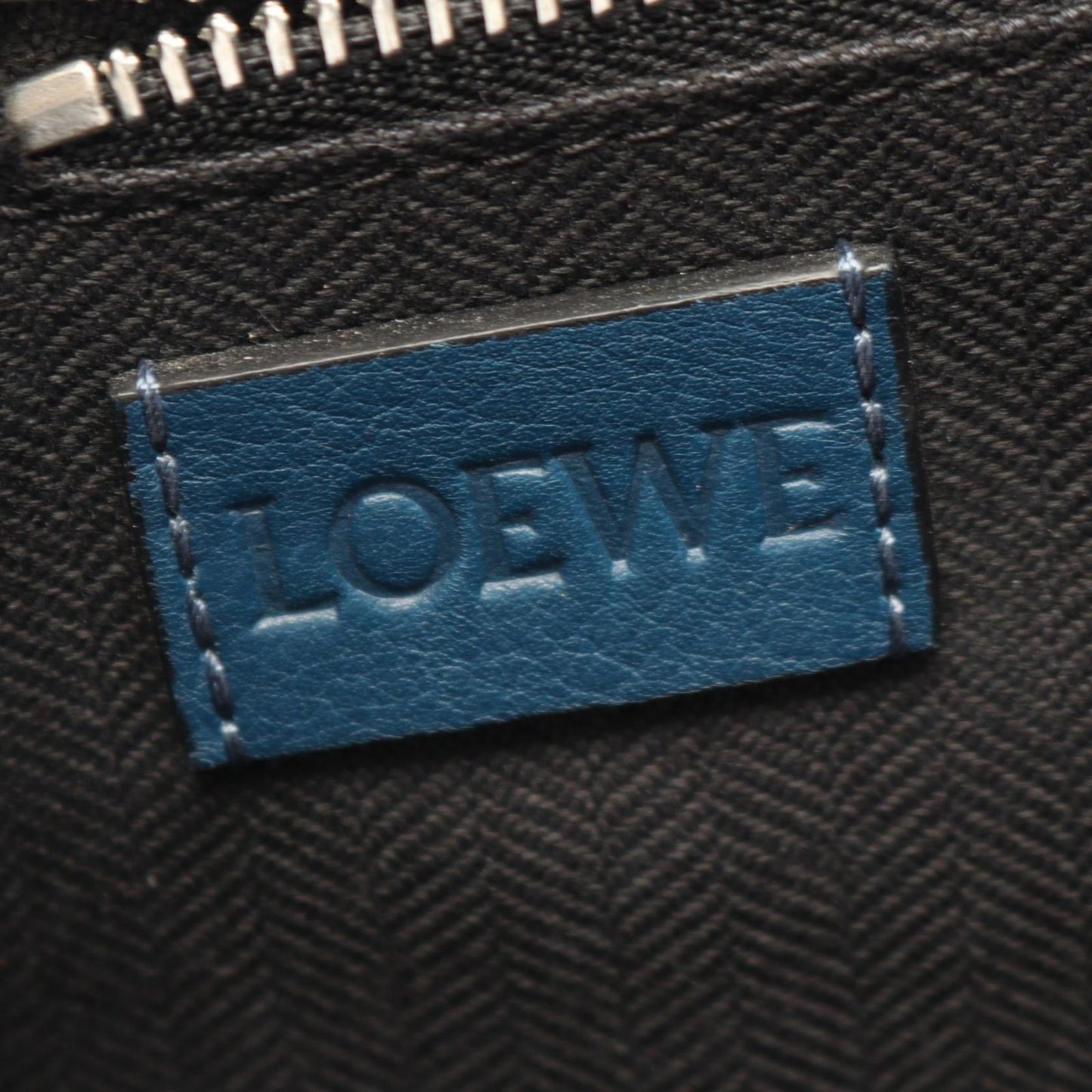 Loewe Backpack Goya Blue Leather — view 4