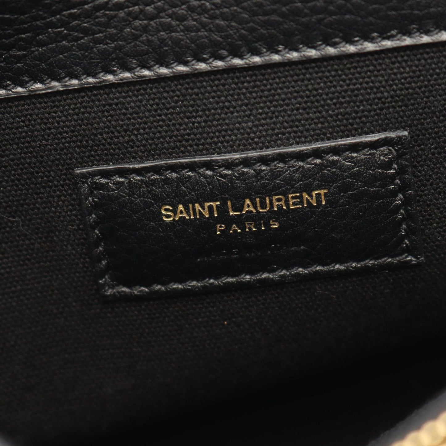 Saint Laurent Paris Handbag Muse Two 2-Way Black Leather — view 4