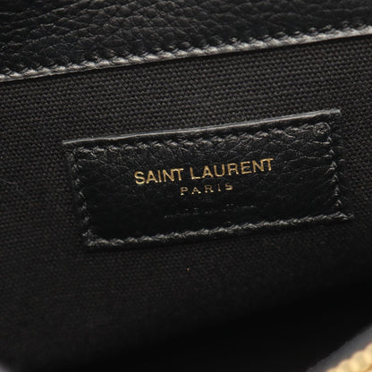 Saint Laurent Paris Handbag Muse Two 2-Way Black Leather — view 4
