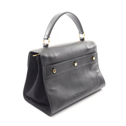 Saint Laurent Paris Handbag Muse Two 2-Way Black Leather — view 2