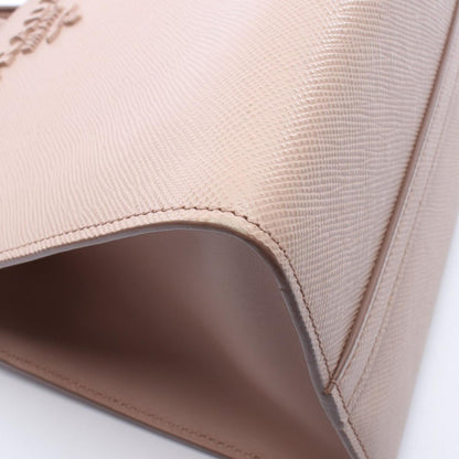 Prada Handbag Monochrome 2-Way CI Pink Beige Leather — view 6
