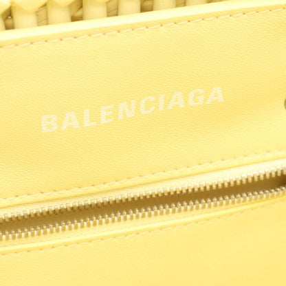 Balenciaga Tote Bistro XS Basket 2-Way Pastel Yellow Enamel — view 4